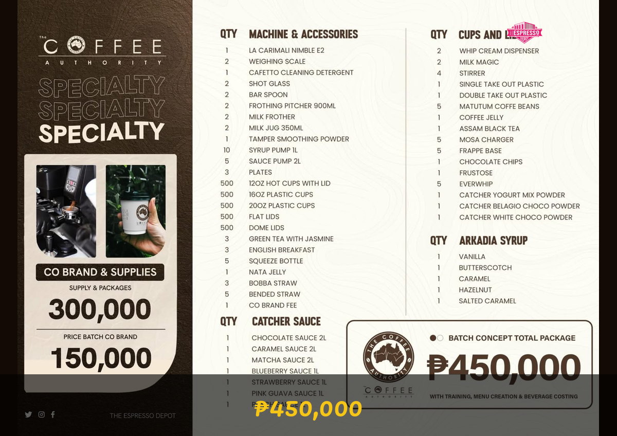 Coffee Authority Package